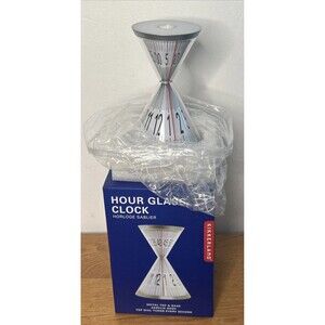 NEW Kikkerland David Dear Hourglass Clock Vintage 2003 Great Eclectic Gift